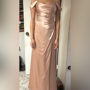 Elegant Satin Evening Gown